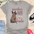 Pardon my frenchie - V3 - Brown Shy Innocent T-Shirt